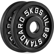 (( 5Kg x 2 = 10Kg) Cast Iron Dumbbells Weight Set Barbell Set Men Women, Strength Training Equipment Home Gym Fitness, D) Olympic 2-Inch Cast Iron Weight Plate set for Dumbbells & Barbell,Home Gym Fitness Workout & Exercise for Men & Women