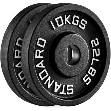 (10kg x 2 = 20Kg) Olympic 2-Inch Cast Iron Weight Plate set for Dumbbells & Barbell,Home Gym Fitness Workout & Exercise for Men & Women