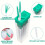 Premium Rubberized Brush Picks with Mint Flavor for Efficient Cleaning and Gentle Gum Care 2