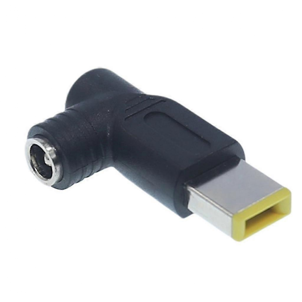 (Square Mouth)1Pc 5.5X2.5mm Female Jack To Male Plug 90 Degrees Dc Power Connector Adapter 9169529011568