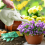 Regador Elephant 2L com boca longa compatível com plantas de interior e exterior 4