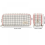 ANGOO Pencil Case Big Capacity 3 Compartments Canvas compatible with Teen,A 3