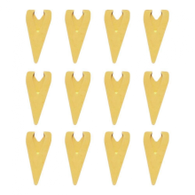 Seitenmarkierungsclips, Metall-Schreibwarenclip, Buchseitenhalter, Clip, Studenten, 2,5 x 1 cm, 12 Stück