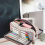 ANGOO Pencil Case Big Capacity 3 Compartments Canvas compatible with Teen,A 4