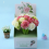 (Μαύρο) Συσκευασία 3 στυλό gel με μελάνι Rose Flower, μαύρο, επαναγεμιζόμενο στυλό υπο 3
