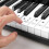 （Sticker black)Piano Keyboard Stickers 2