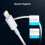 (Λευκό) Καλώδιο USB-C Lightning 1 m, Πιστοποιημένο από MFi, Καλώδιο φόρτισης iPhone USB C Συμβα 4