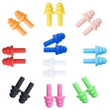 (10 Paia - In Sacchi)JOIYHY 10 Paia Tappi Orecchie Dormire, 10 Colori Tappi per Orecchie Antirumore, Tappi Auricolari in Silicone Riutilizz