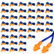 (Blue)TUONYIS 40 Paia Tappi per le Orecchie con Filo Tappi per le orecchie per Dormire,per Dormire,tappi per Orecchie Antirumore per Cancel
