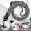 Cordão de pescoço universal para celular SGERUFZ, alça ajustável e removível, compatível com todas as capas de smartphone 3
