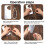 Mikovivi 2 peças pingentes de pérolas para celular, pulseira irregular de pérolas para celular, pulseira anti-perda 5