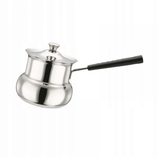 Turkish Coffee Pot compatible with Induction Cooktops With Handle Drum Shape 180ml 1