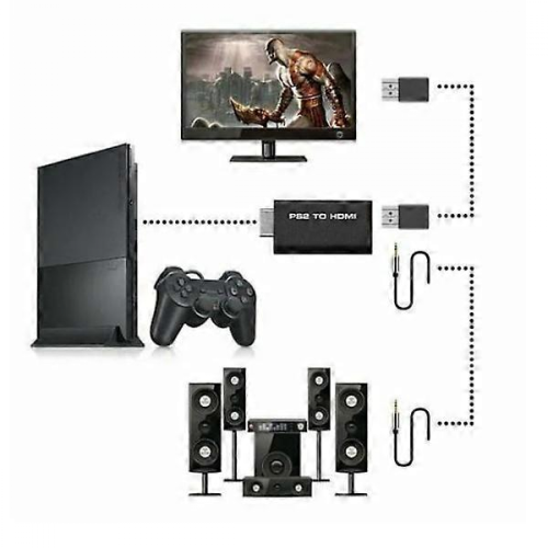 Playstation 2 auf HDMI Adapter 44 2