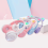 Auriculares plegables LED con micrófono (azules) 3