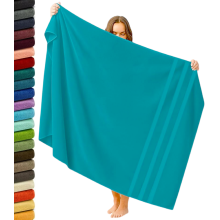 Extra Large Super Jumbo Bath Sheet 100x200cm Egyptian Cotton Soft XXL Bath Sheet (Teal)