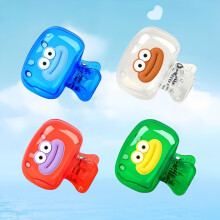 4pcs tragbare Zahnbürstenhülle leicht zu öffnen und transparente Schutzabdeckung Zahnbürstenbox zu schließen