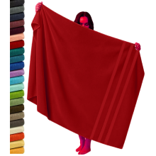 Extra Large Super Jumbo Bath Sheet 100x200cm Egyptian Cotton Soft XXL Bath Sheet (Red)