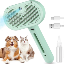 Spazzola a vapore compatibile con gatti compatibile con la rimozione dei peli, spazzola a vapore per gatti compatibile con gatti e cani a pe