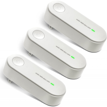 3er-Pack Plug-In-Luftreiniger, tragbarer Negativ-Ionen-Generator, filterloser Luftionisierer, Heimluftfilter, entfernt Gerüche und Lufterfri