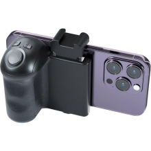 Phone Camera Grip with Zoom Remote, Smartphone Handle Holder with Wireless Shutter, Phone Filming Accessories Vlog Shooting