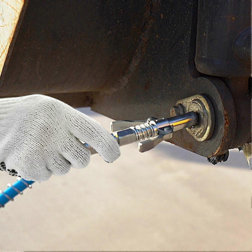 Σύνδεσμος εργαλείου λίπανσης 10000 PSI Διπλή λαβή Ακροφύσιο ψεκασμού λαδιού από αν 2