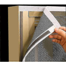 White Mosquito Net Window Magnetic Frame White 120x150cm Anti-mosquito And Fly