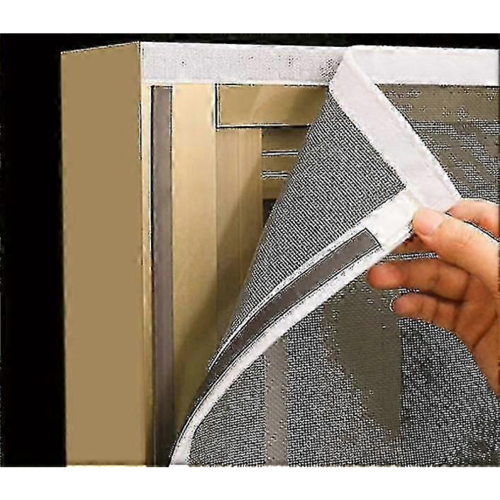 White Mosquito Net Window Magnetic Frame White 120X150cm Anti-Mosquito And Fly 9169529017416