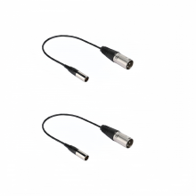 pezzi Mini XLR 3 pin maschio compatibile con cavo audio Canon compatibile con il trasferimento dell'interfaccia del microfono della fotocame
