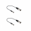 peças mini xlr 3 pinos macho para cabo de áudio compatível com câmera de transferência de microfone 1