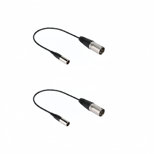 peças mini xlr 3 pinos macho para cabo de áudio compatível com câmera de transferência de microfone