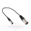 peças mini xlr 3 pinos macho para cabo de áudio compatível com câmera de transferência de microfone 5