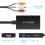 Μετατροπέας RCA σε HDMI, Προσαρμογέας Composite σε HDMI που υποστηρίζει 1080p Pal/ntsc A 3