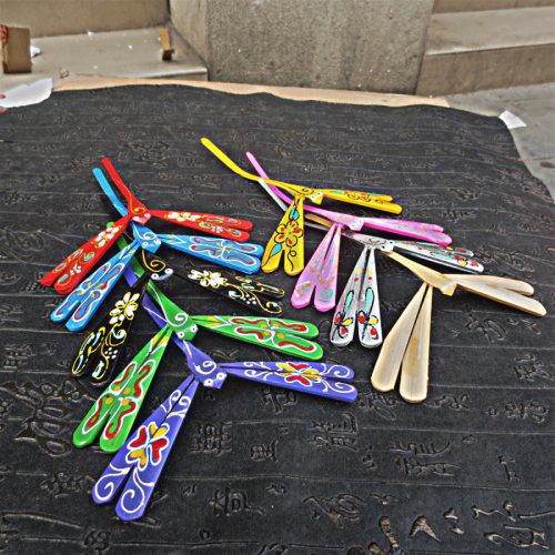 10pcs Bamboo Dragonfly Amusing Manual Art Balanced Bamboo Dragonfly Decompression Toy Kids Creative Gift 1