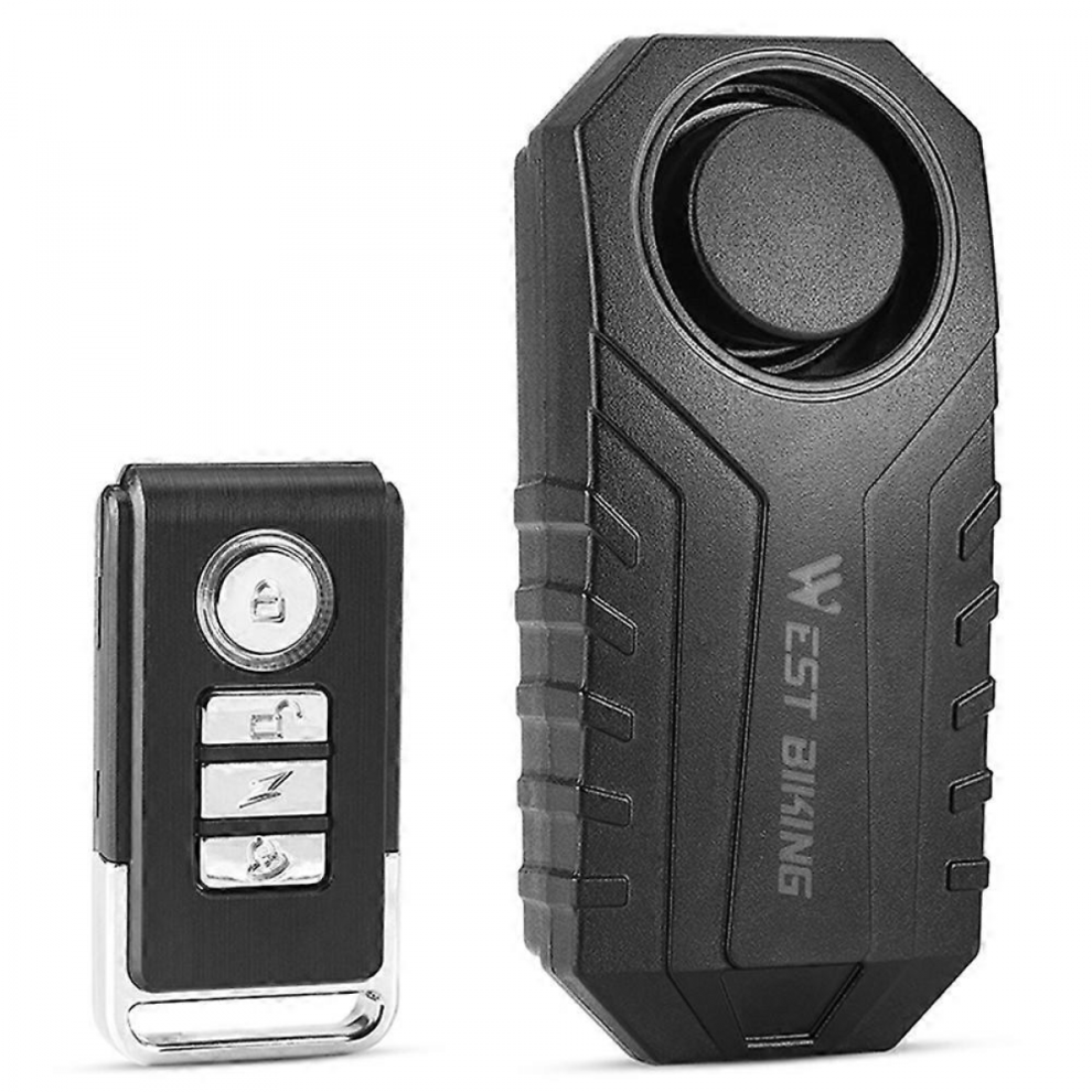 Yp0706052 Wireless Bicycle Alarm Bike Scooter Remote Control Anti-Theft Loud Sound Alarm 9169529019694