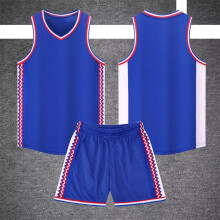 (YG-A1036 Color Blue, L#) Kids Sports Shorts Sets Boys Jerseys Tracksuit 2 Piece Basketball Performance Tank Top and Mesh Shorts Set Men/Women ank Top and Mesh Shorts Set