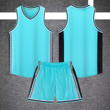 (YG-A1036 Sea Blue, 3XL#) Kids Sports Shorts Sets Boys Jerseys Tracksuit 2 Piece Basketball Performance Tank Top and Mesh Shorts Set Men/Women ank Top and Mesh Shorts Set