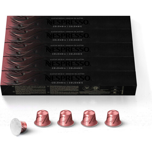 Nespresso 50 X Nespresso Master Origin Colombia Coffee Capsules