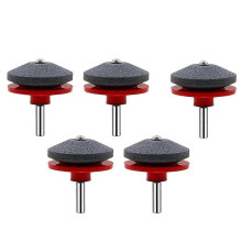 5PCS Lawnmower Dull Blade Sharpener, Lawn Mower Blade Sharpener Tool, Universal Blade Sharpeners for Lawn Mowers,Red
