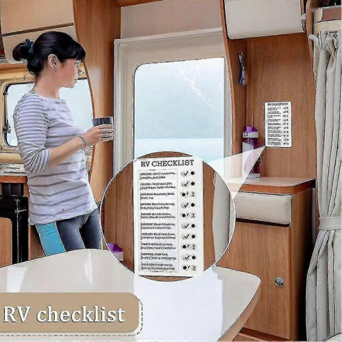 Reusable Rv Checklist,post-it Note Message Memo Board Card 2