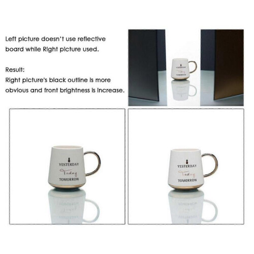 (Gold)Thickened Photographic Cardboard Reflector Can Be Folded To Stand Shooting