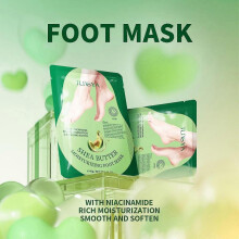 (3 pair, Foot Mask) Hands & Foot Mask, Avocado Hands & Foot Moisturizing Gloves For Dry Skin, Skin Mask Soft Smooth Touch Hand