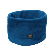 (Blue) Heated Scarf 3 Speed Temperature Adjustment Fleece USB Heated Scarf Electric Heated Heated Scarf Fleece Scarf Electric Typing Gloves