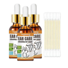 3pcs Ear Cleaner for Cats And Dogs, Ear Milk, Ear Milk Oil, Cat And Dog Ear Cleaner, Anti-itching, Nodding, Mites And Impuritieswith