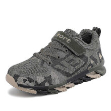 (37, Green) Boys Gilrs Sneakers Breathable Running Shoes Fashion Kids Sport Shoes 2Ll276
