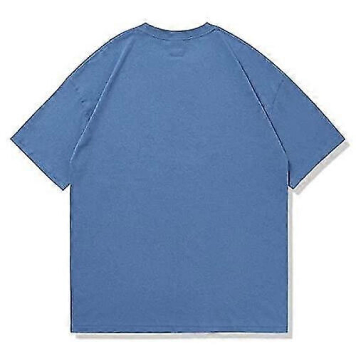 (M)Mens Oversized Graphic Tee Summer Unisex Hipster Printed Casual Harajuku Top Tshirt 1