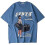 (M)Mens Oversized Graphic Tee Summer Unisex Hipster Printed Casual Harajuku Top Tshirt 1