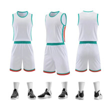 (ADM-063 White, 2XL#) Kids Sports Shorts Sets 2pcs Set Men Basketball Football Jerseys Fitness Running Sport Clothes Jogging Marathon Athletic Training Plus Size Sportswear