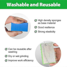 Diamond Hand Polishing Pads, 5PCS Diamond Sanding Pads 60/120/240/400/1000 Grit Sanding Block Foam Backing