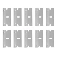(10 x Metal Blades) Plastic Razor Blade Paint Glue Adhesive Scraper & 10-100Pcs Blades Cleaner Tools