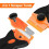 (1x Adhesive Scraper) Plastic Razor Blade Paint Glue Adhesive Scraper & 10-100Pcs Blades Cleaner Tools 11